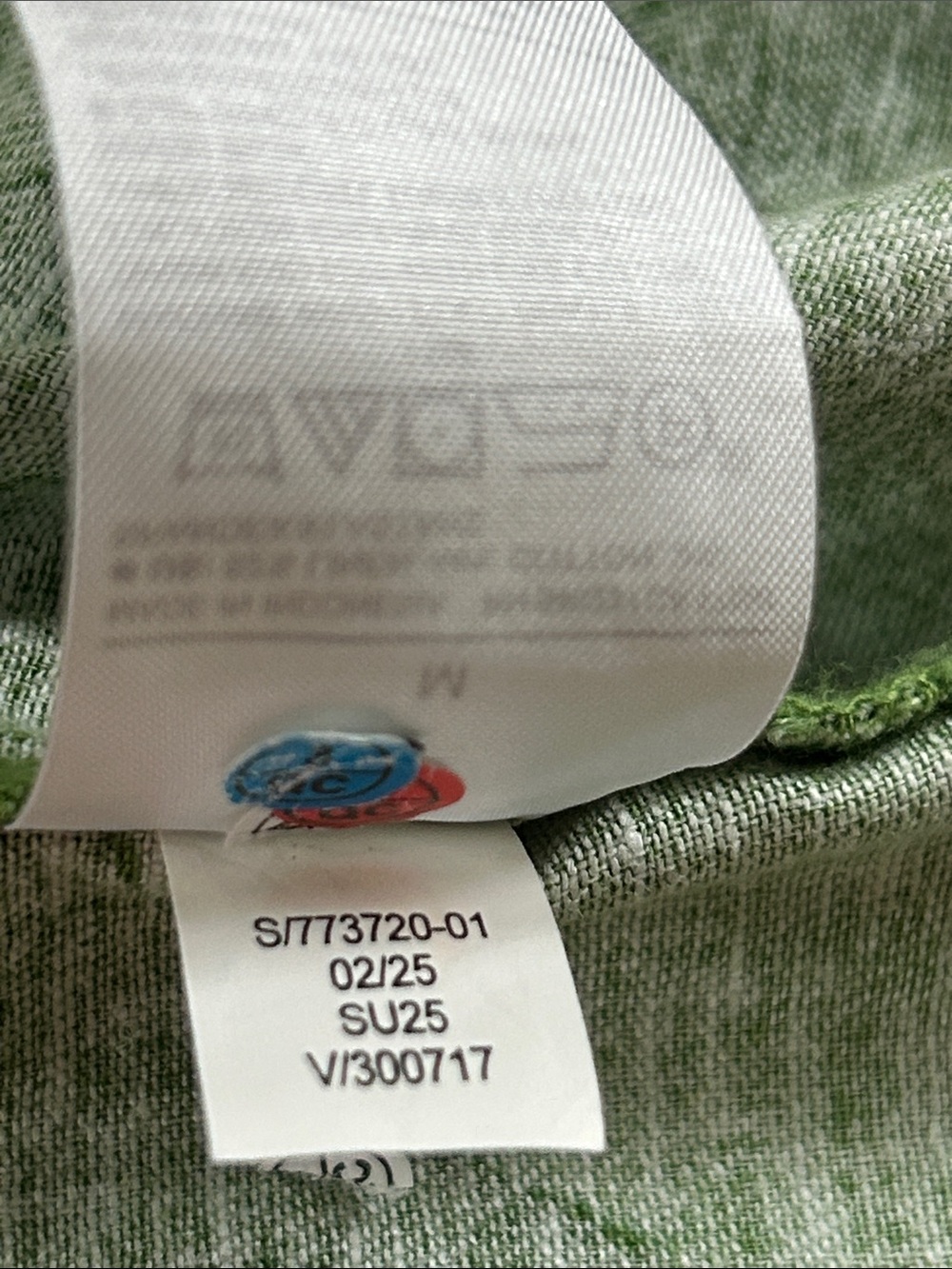 Banana Republic Crop Top Sz M w MEASUREMENTS Green Leaf Print Linen Adj. Straps - Picture 10 of 12